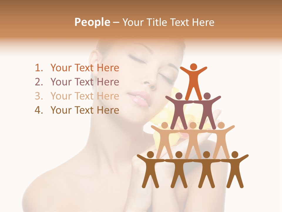 Bodycare Isolated Skin PowerPoint Template