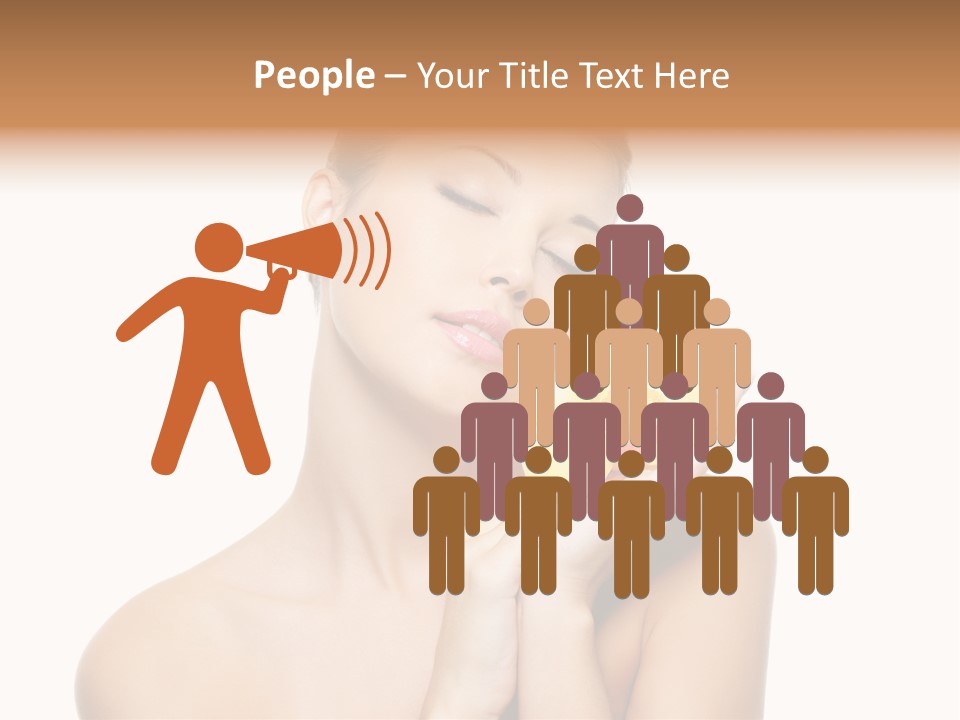 Bodycare Isolated Skin PowerPoint Template