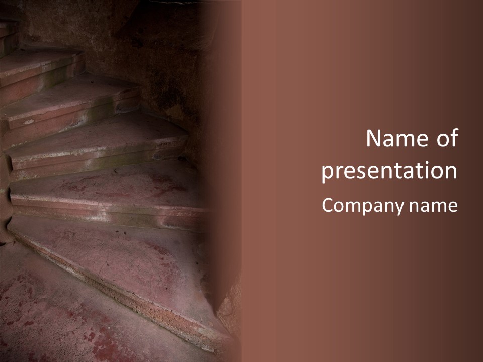 Detail Passage Rock PowerPoint Template