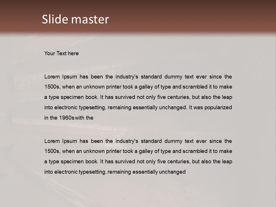 Detail Passage Rock PowerPoint Template