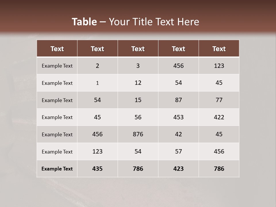 Detail Passage Rock PowerPoint Template