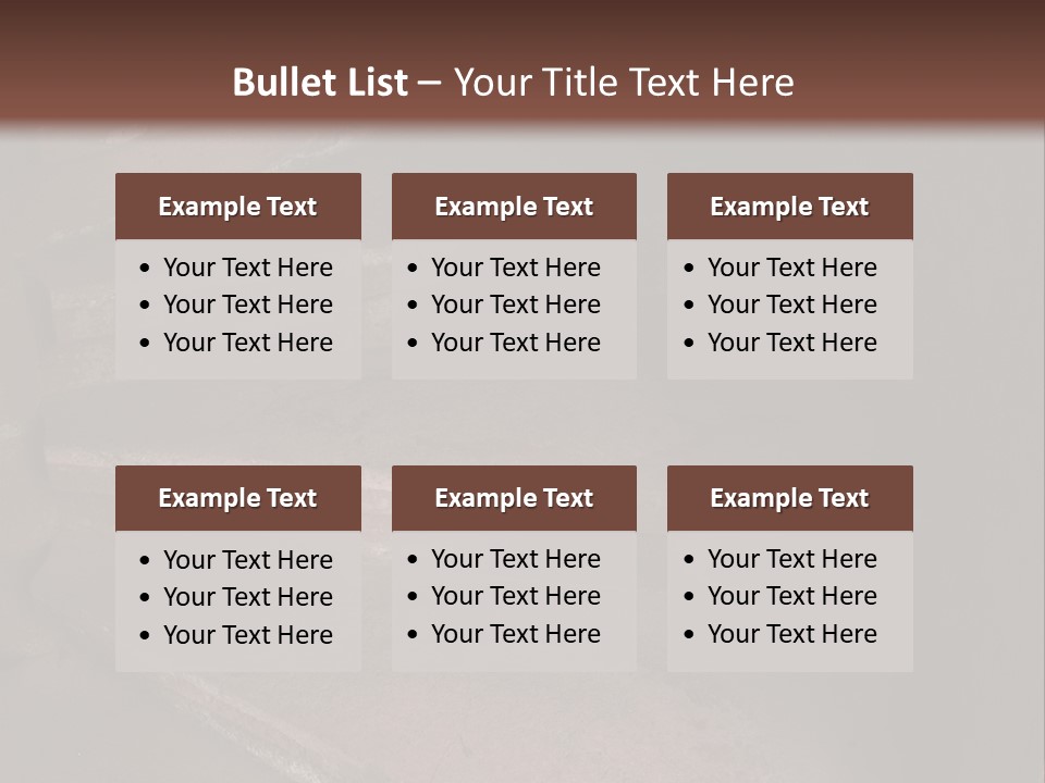 Detail Passage Rock PowerPoint Template