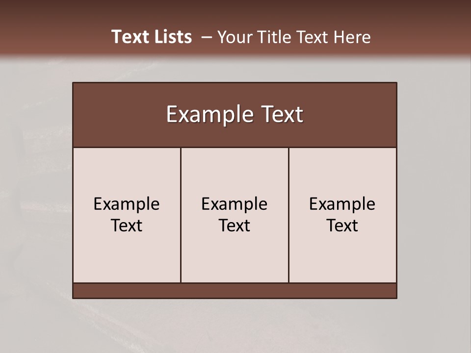Detail Passage Rock PowerPoint Template