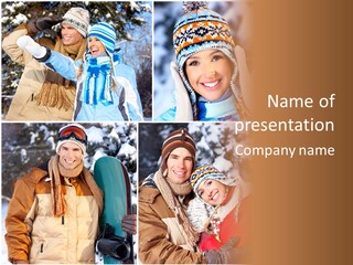 Frost Lifestyle Snow PowerPoint Template