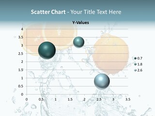 Orange Pouring Transparent PowerPoint Template