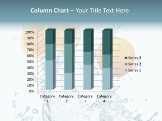 Orange Pouring Transparent PowerPoint Template