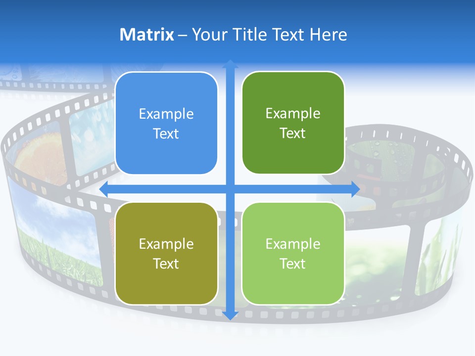 Frame Movie Black PowerPoint Template