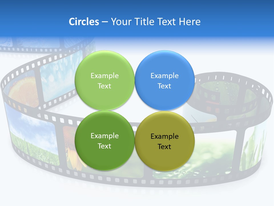 Frame Movie Black PowerPoint Template