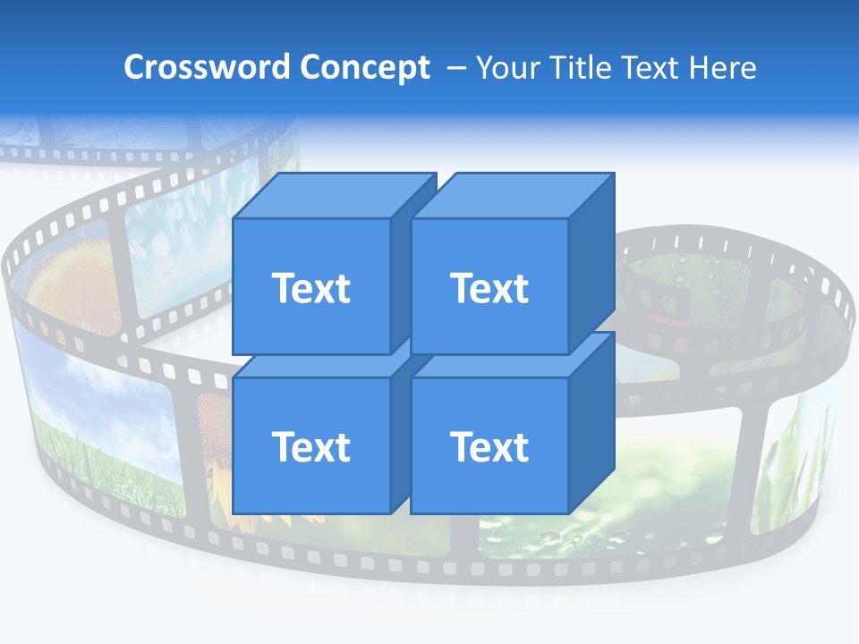 Frame Movie Black PowerPoint Template