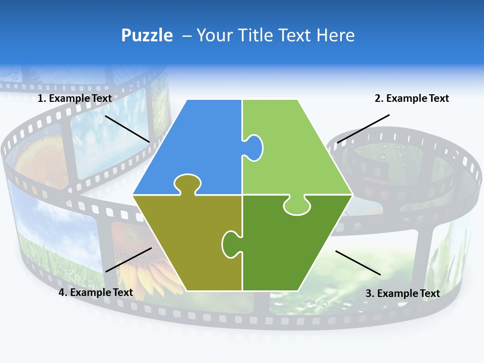 Frame Movie Black PowerPoint Template