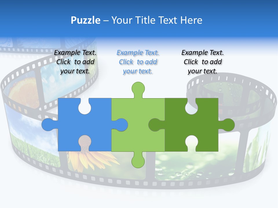 Frame Movie Black PowerPoint Template