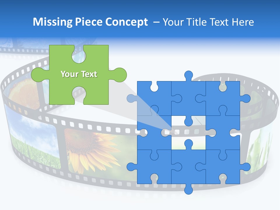 Frame Movie Black PowerPoint Template