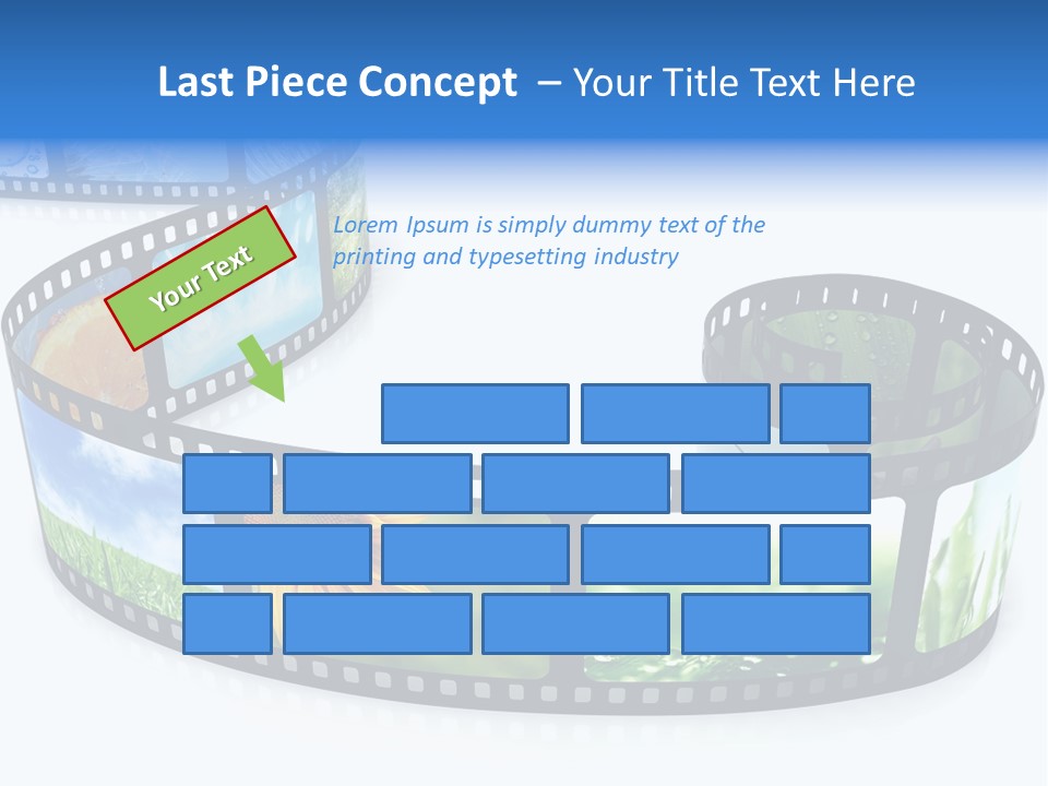 Frame Movie Black PowerPoint Template