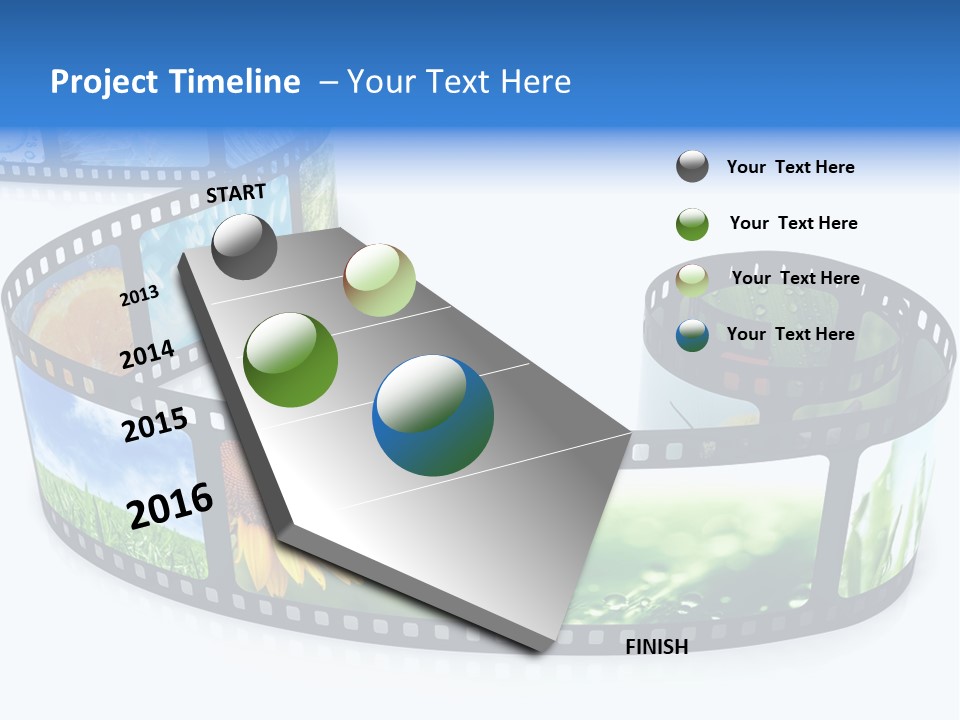 Frame Movie Black PowerPoint Template