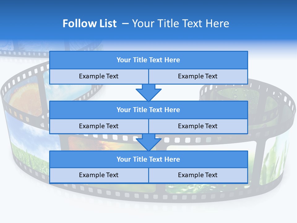 Frame Movie Black PowerPoint Template