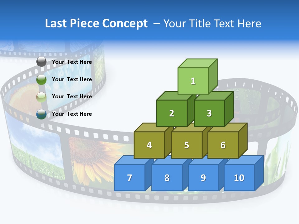 Frame Movie Black PowerPoint Template