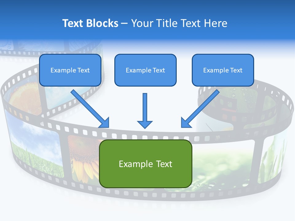 Frame Movie Black PowerPoint Template