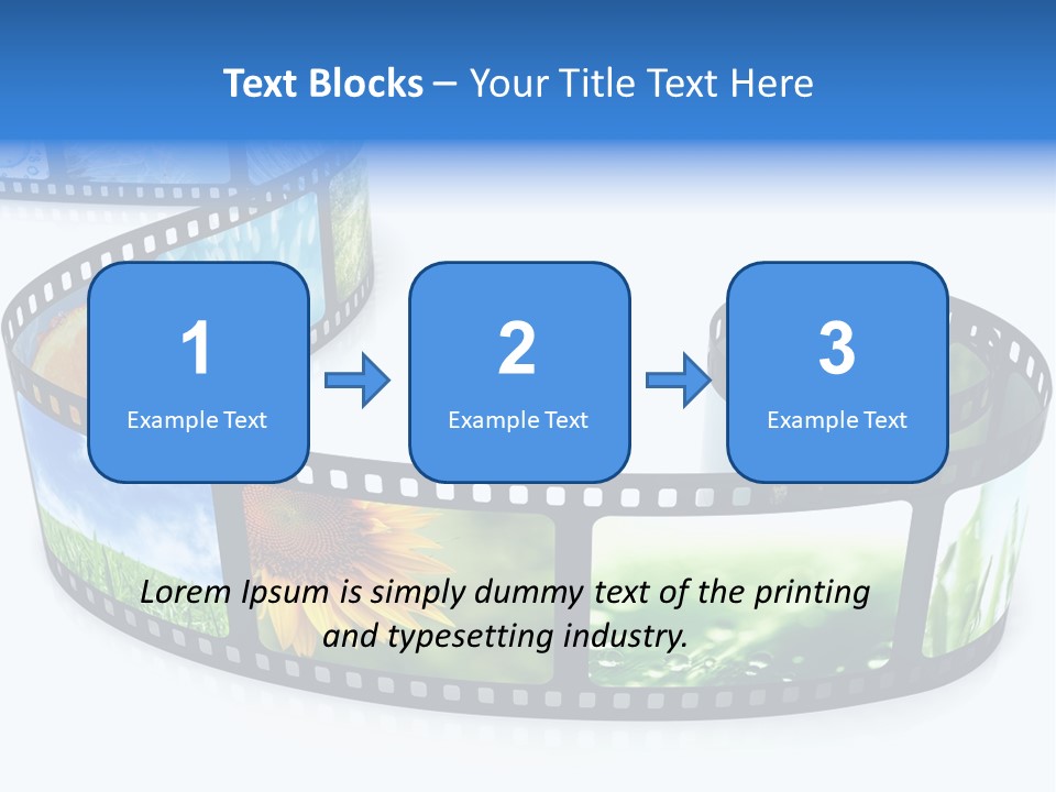 Frame Movie Black PowerPoint Template