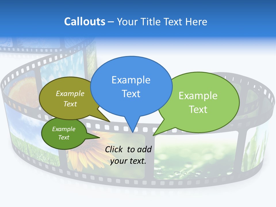 Frame Movie Black PowerPoint Template