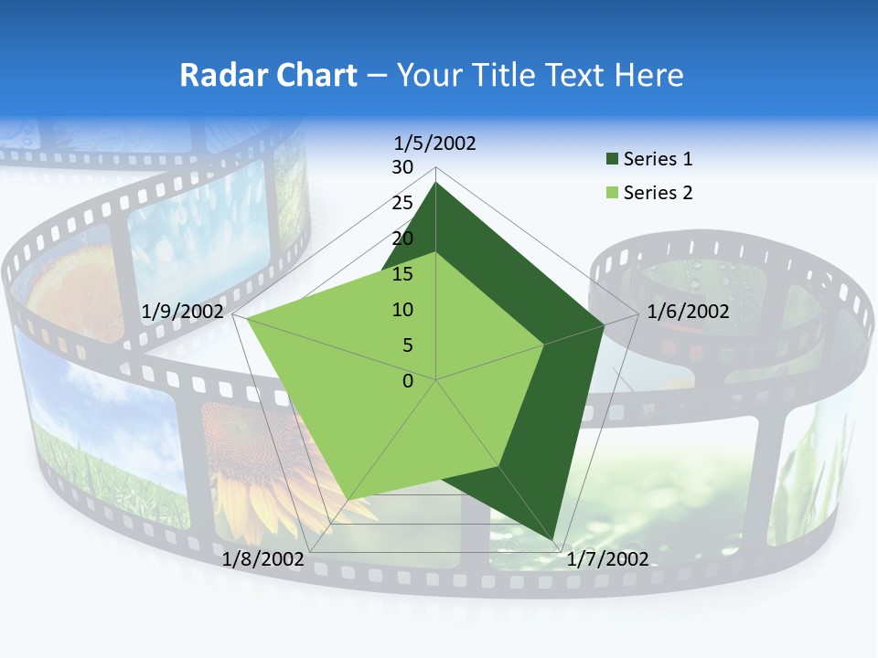 Frame Movie Black PowerPoint Template
