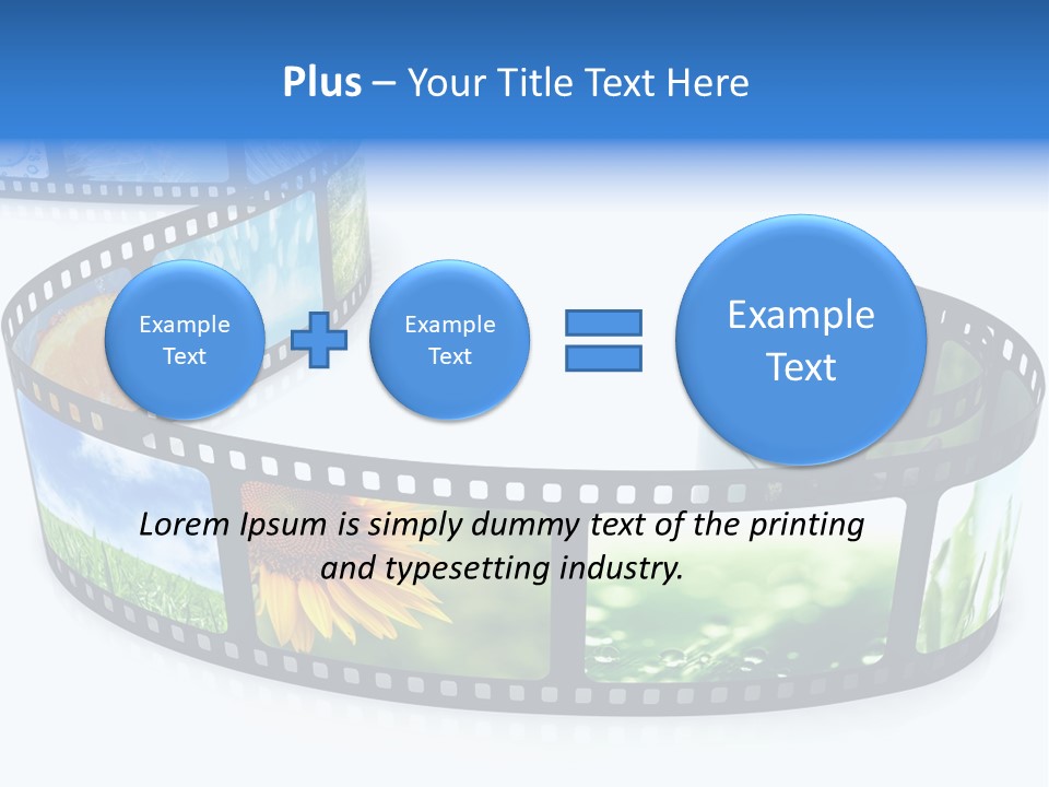 Frame Movie Black PowerPoint Template