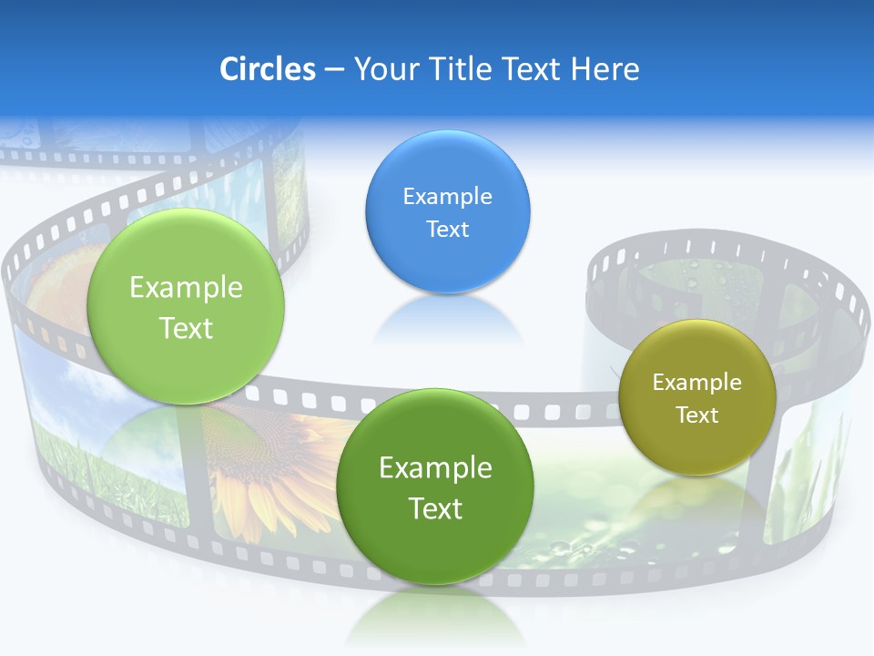 Frame Movie Black PowerPoint Template