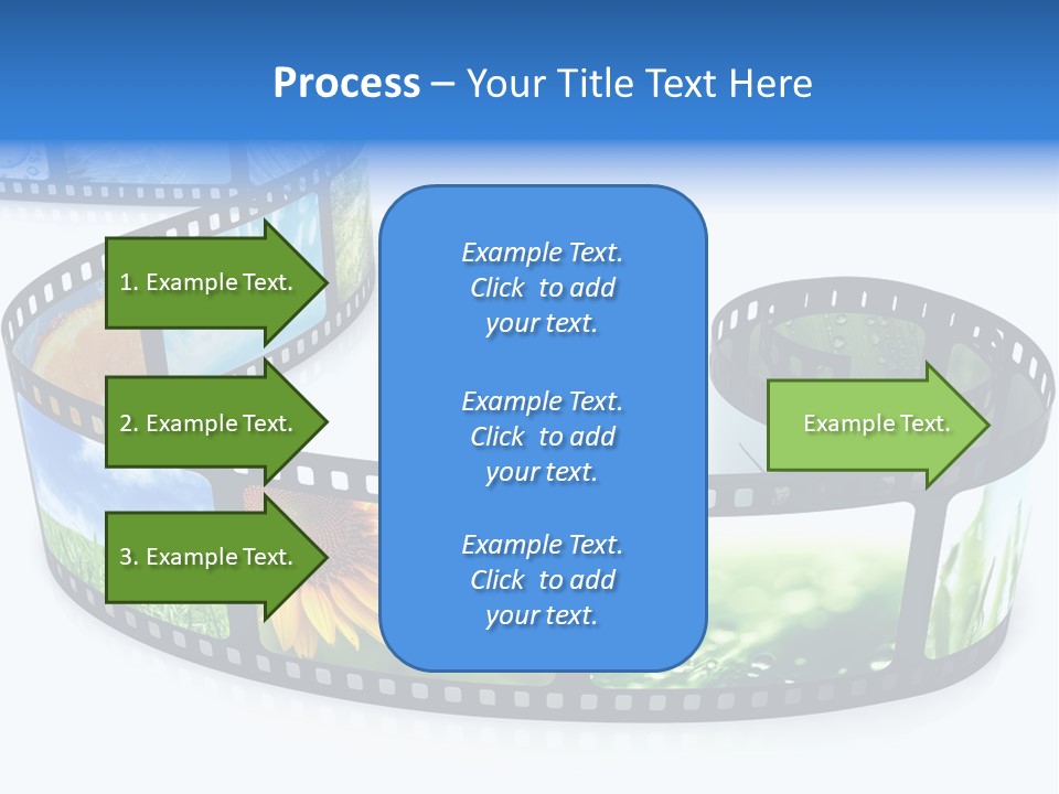 Frame Movie Black PowerPoint Template