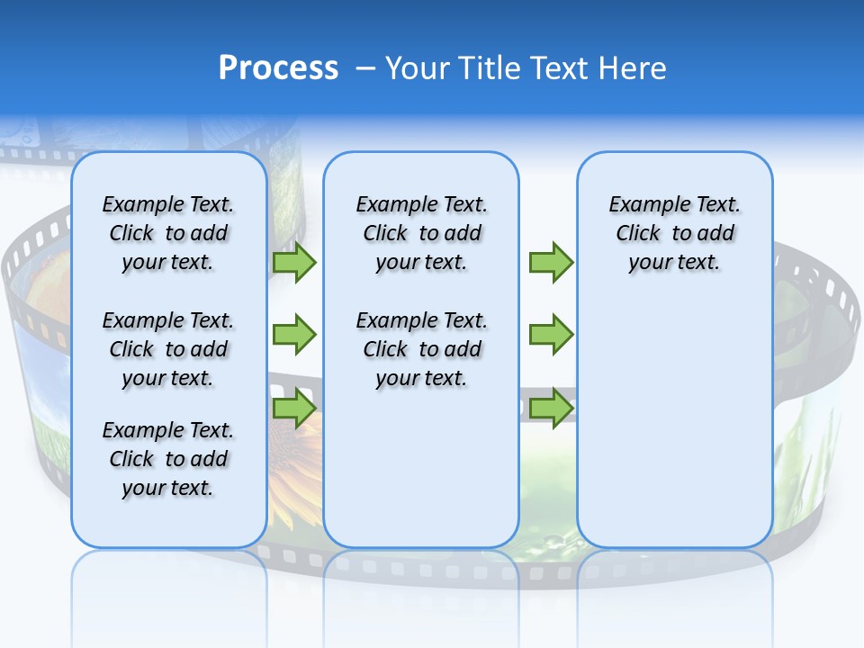 Frame Movie Black PowerPoint Template