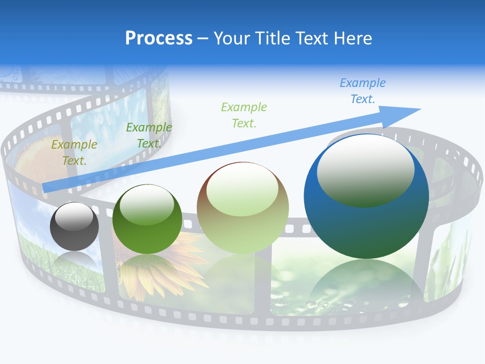Frame Movie Black PowerPoint Template