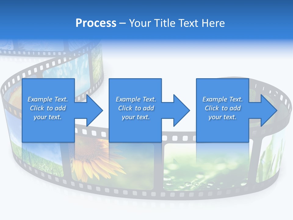 Frame Movie Black PowerPoint Template