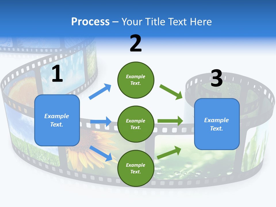Frame Movie Black PowerPoint Template