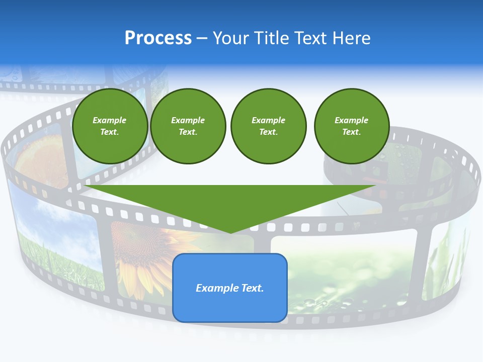 Frame Movie Black PowerPoint Template