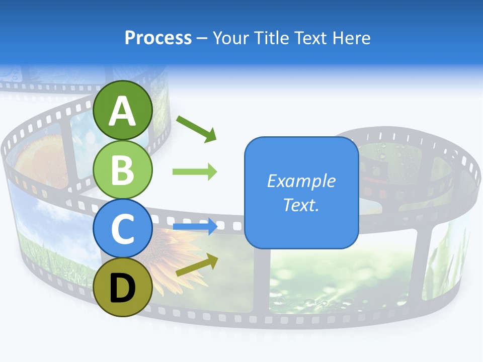 Frame Movie Black PowerPoint Template