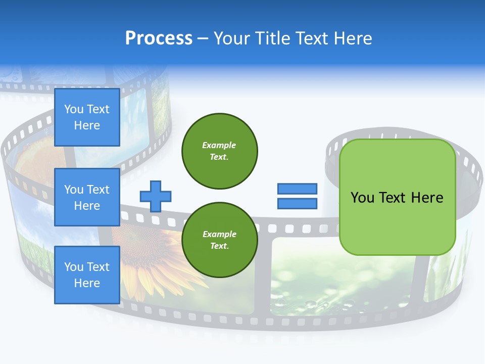 Frame Movie Black PowerPoint Template