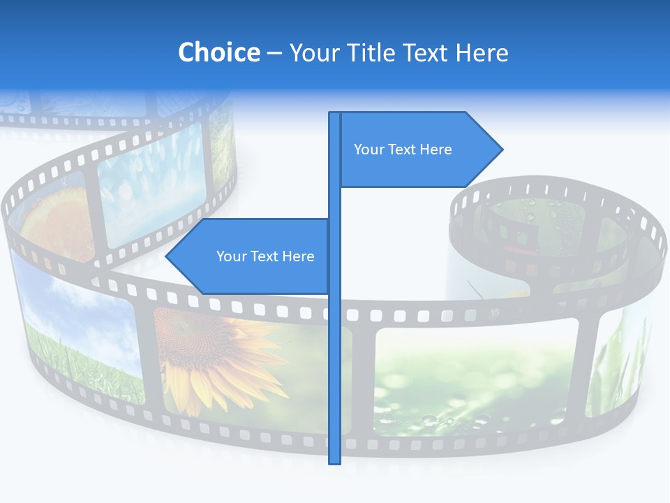 Frame Movie Black PowerPoint Template