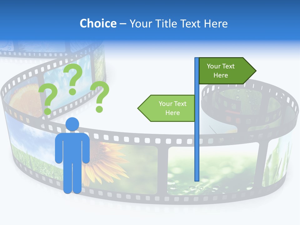 Frame Movie Black PowerPoint Template
