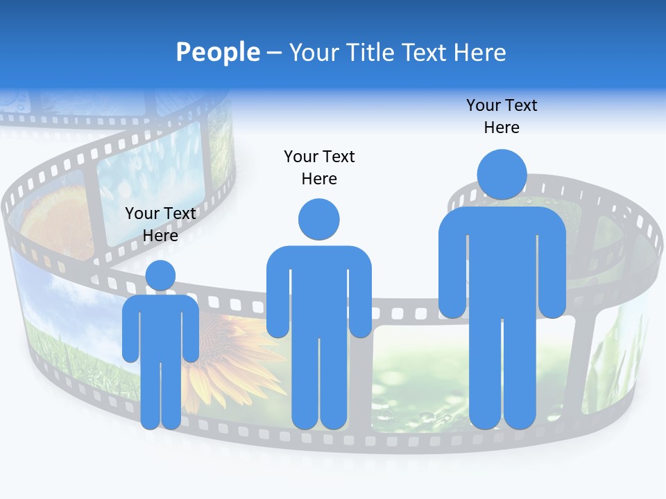 Frame Movie Black PowerPoint Template