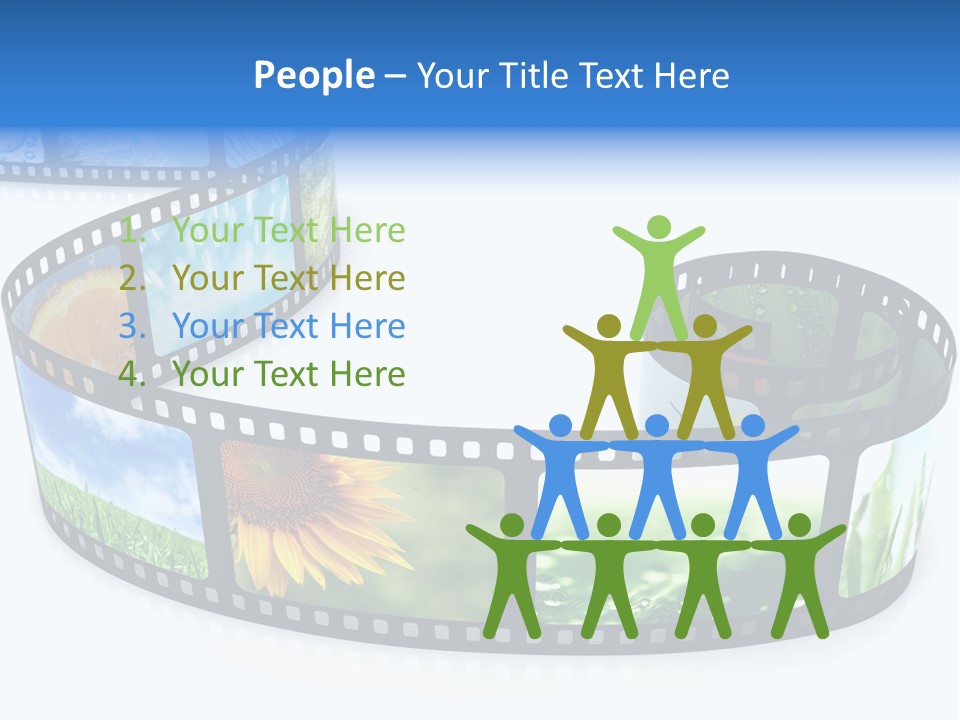 Frame Movie Black PowerPoint Template