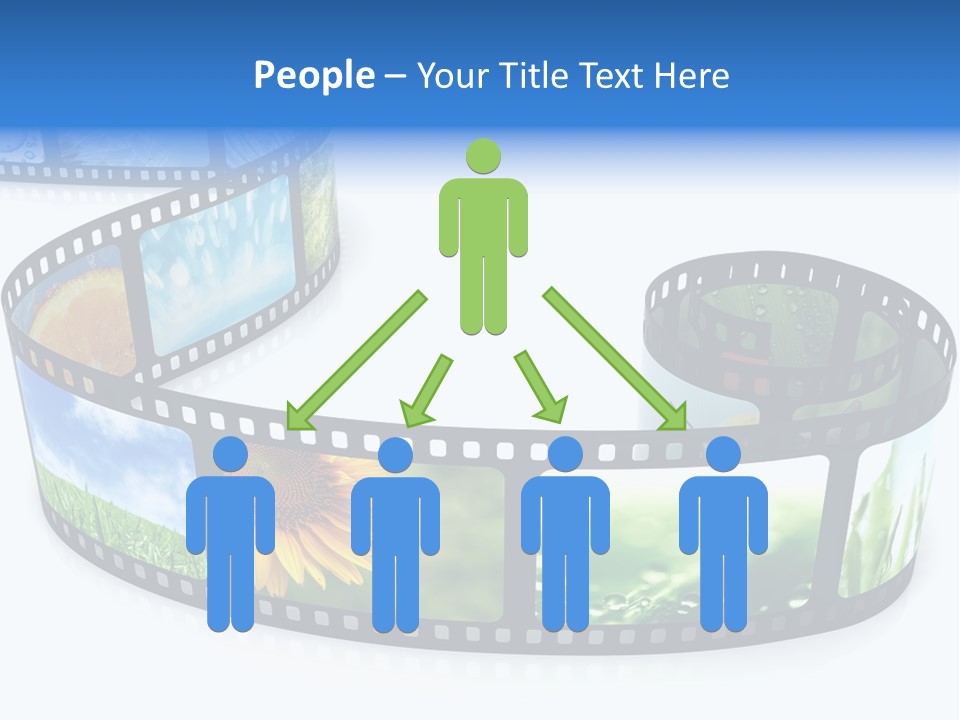 Frame Movie Black PowerPoint Template