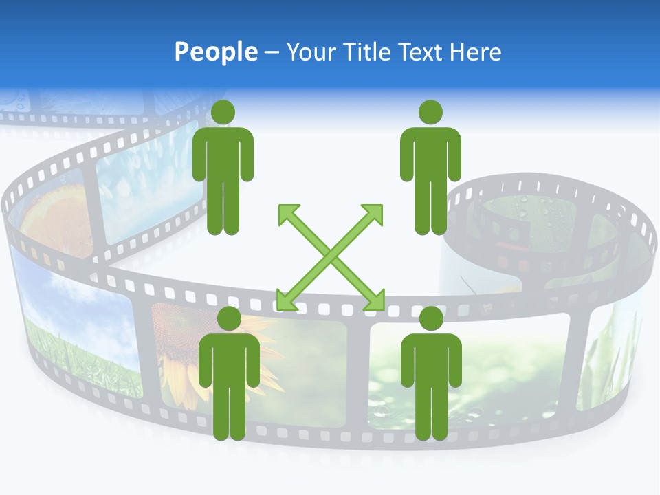 Frame Movie Black PowerPoint Template