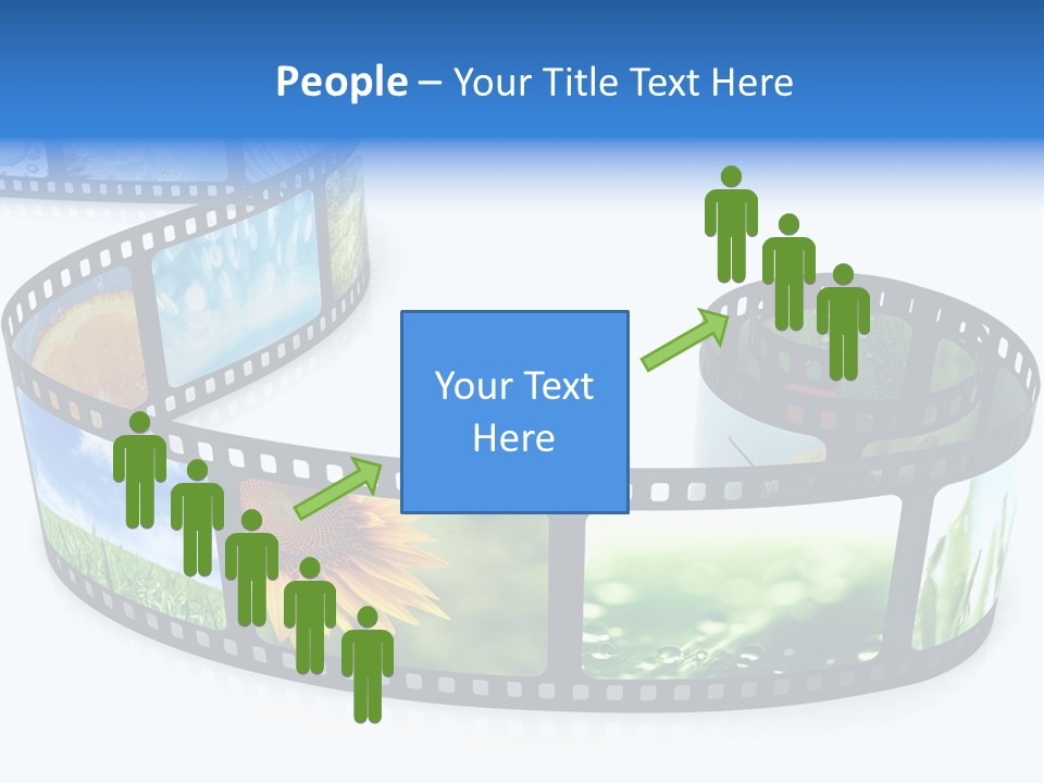 Frame Movie Black PowerPoint Template