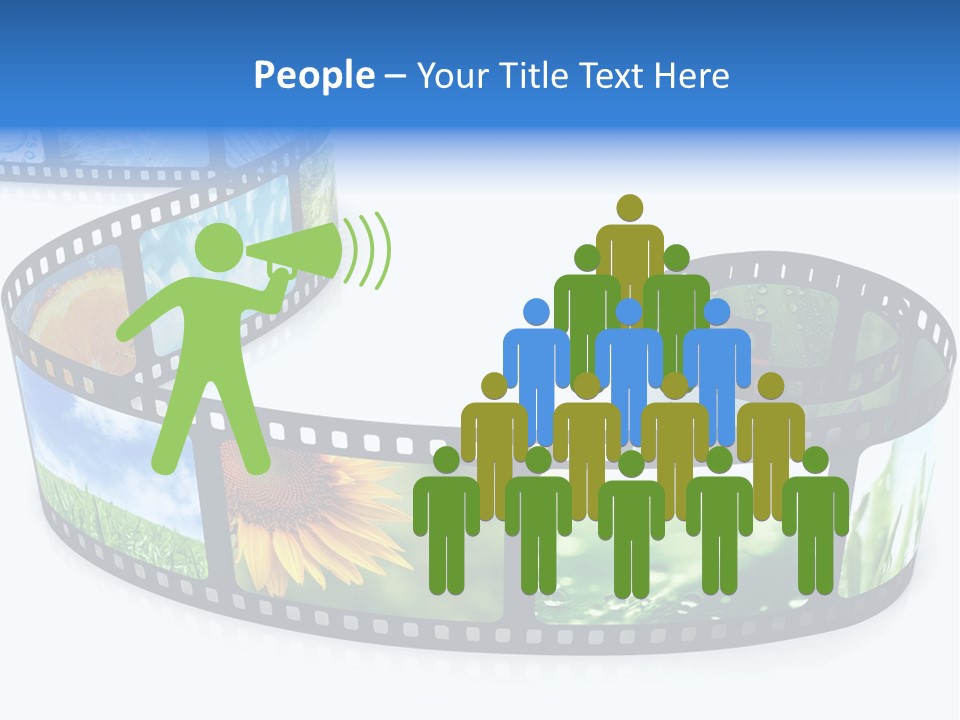 Frame Movie Black PowerPoint Template