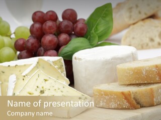 Camembert Cold Red PowerPoint Template