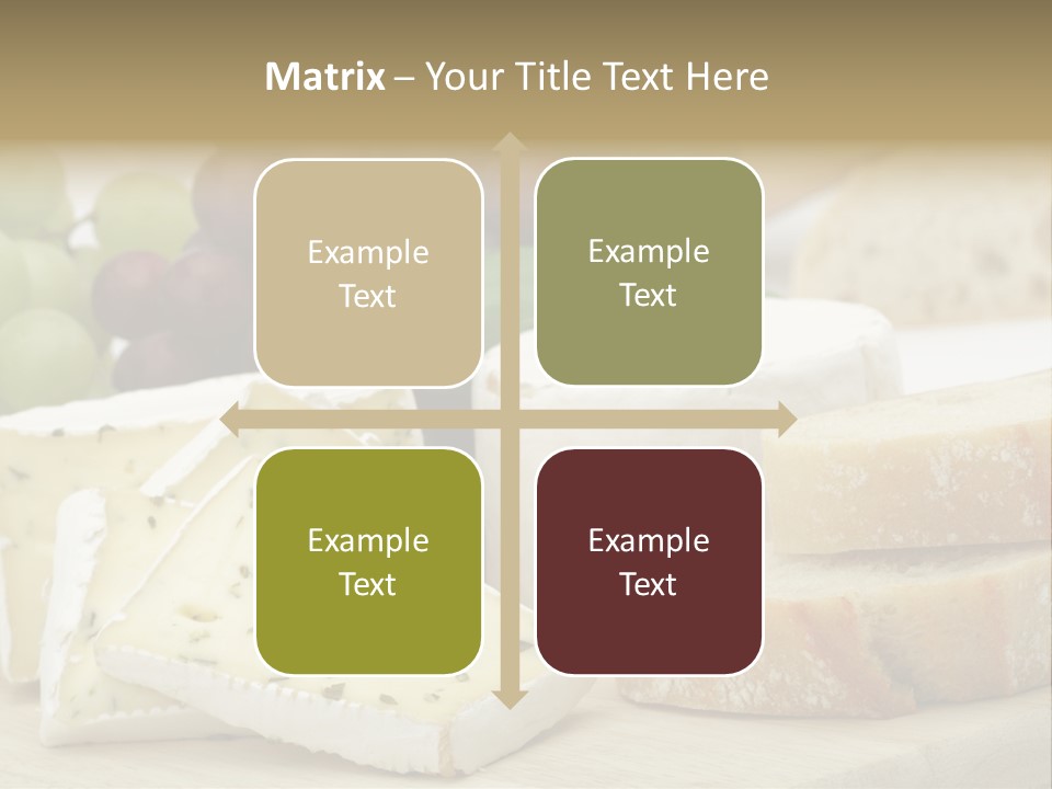 Camembert Cold Red PowerPoint Template