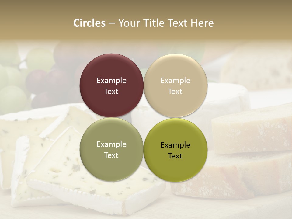 Camembert Cold Red PowerPoint Template