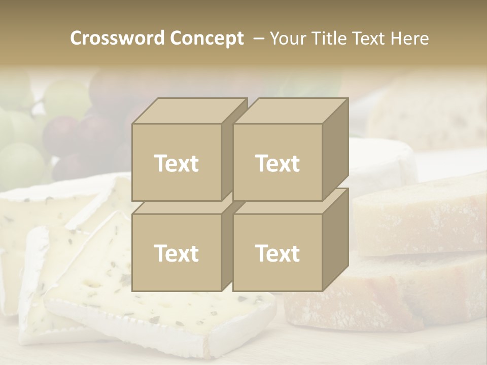 Camembert Cold Red PowerPoint Template