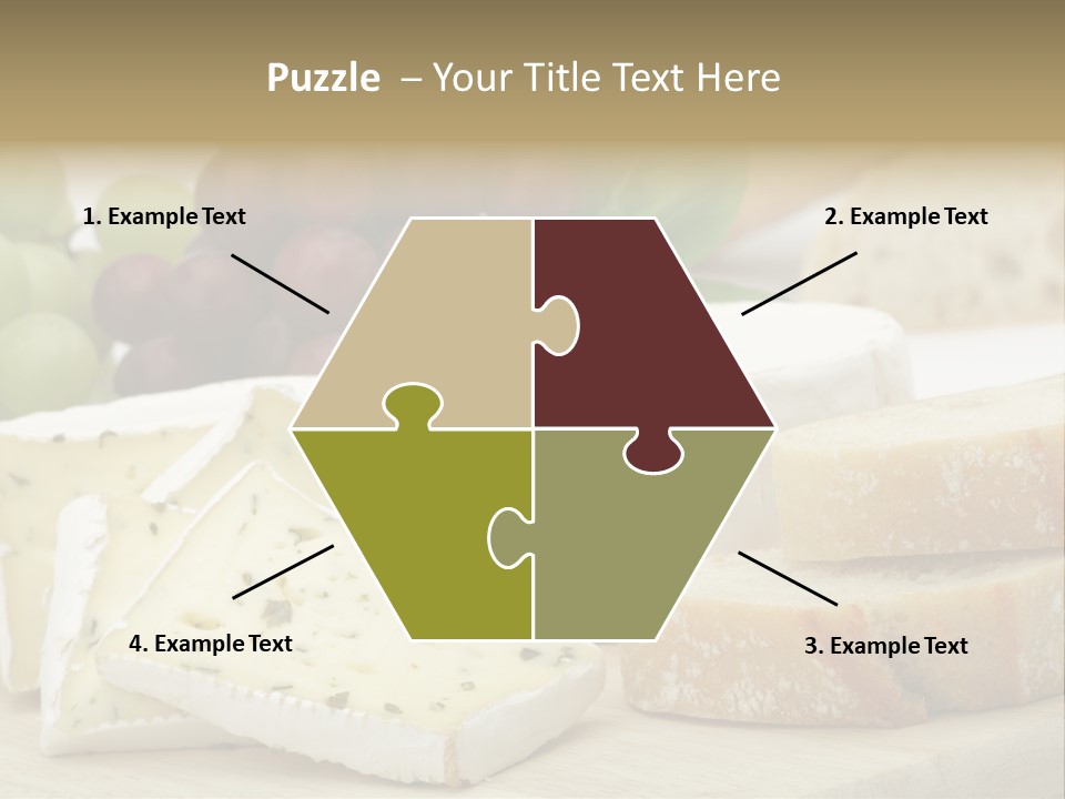 Camembert Cold Red PowerPoint Template