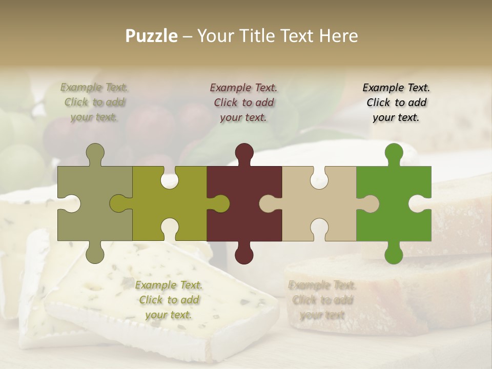 Camembert Cold Red PowerPoint Template