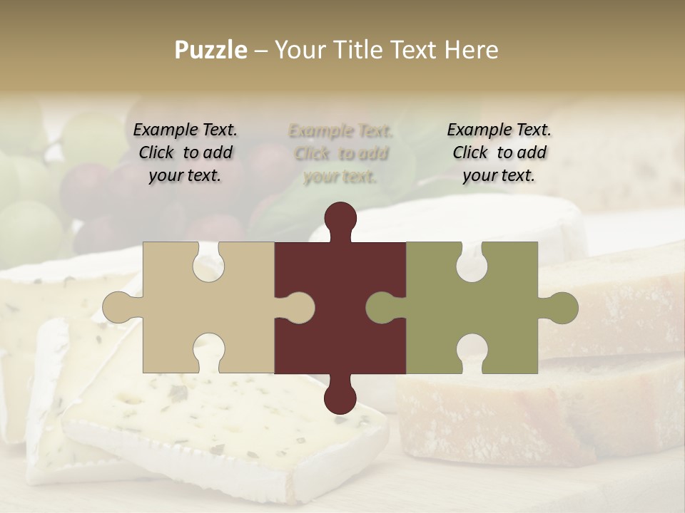 Camembert Cold Red PowerPoint Template