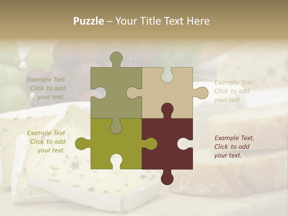 Camembert Cold Red PowerPoint Template